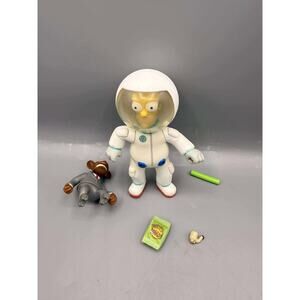 OPENED - DEEP SPACE HOMER INTERACTIVE FIGURE - THE SIMPSONS WOS Monkey RARE